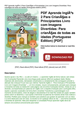 pdf aprende inglãƒâªs 2 para crianãƒâ§as e principiantes livro com imagens divertidas para crianãƒâ§