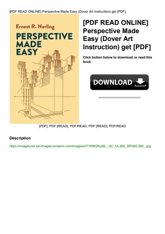 [pdf read online] perspective made easy (dover art instruction) get [pdf]