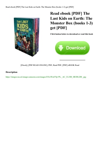 read ebook [pdf] the last kids on earth the monster box (books 1-3) get [pdf]