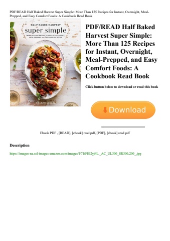 pdfread half baked harvest super simple more than 125 recipes for instant  overnight  meal-prepped