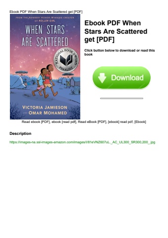 ebook pdf  when stars are scattered get [pdf]