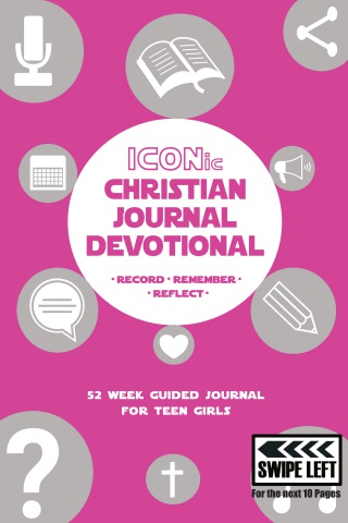 Teen Girls Chruch Sermon Journal