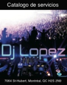 Catalogo de servicio DJ Lopez