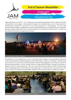 JAM End of Season Newsletter - Autumn 2017