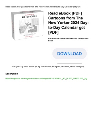 read ebook [pdf] cartoons from the new yorker 2024 day-to-day calendar get [pdf]