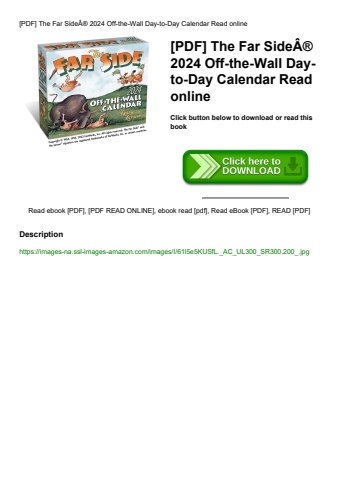 [pdf] the far sideã‚â® 2024 off-the-wall day-to-day calendar read online