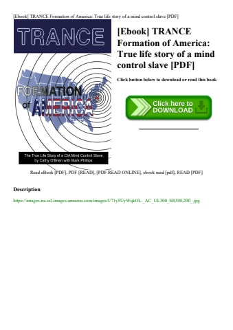 [ebook] trance formation of america true life story of a mind control slave [pdf]