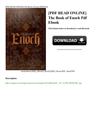 [pdf read online] the book of enoch pdf ebook