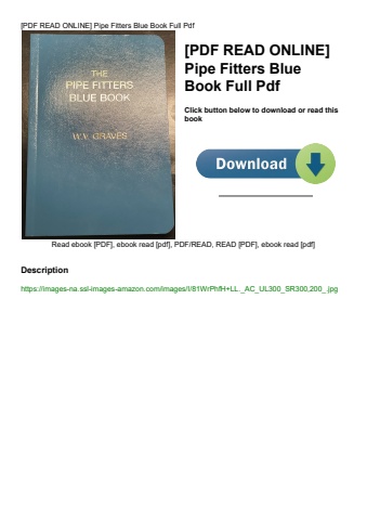[pdf read online] pipe fitters blue book full pdf
