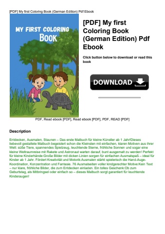 [pdf] my first coloring book (german edition) pdf ebook