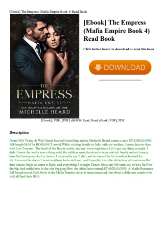 [ebook] the empress (mafia empire book 4) read book