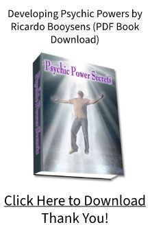 Developing Psychic Powers BOOK Ricardo Booysens PDF FREE Download