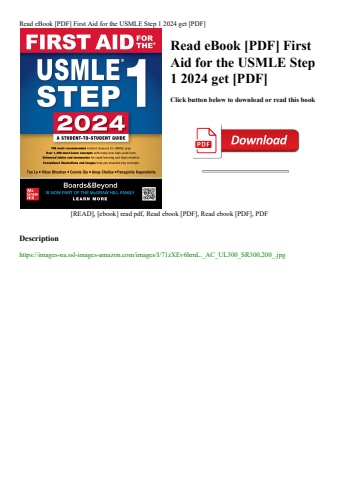 read ebook [pdf] first aid for the usmle step 1 2024 get [pdf]