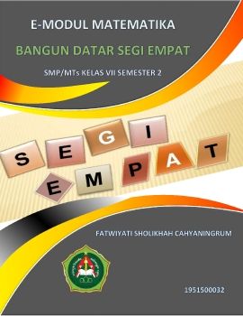 modul matematika segiempat SMP/ MTs kelas VII 