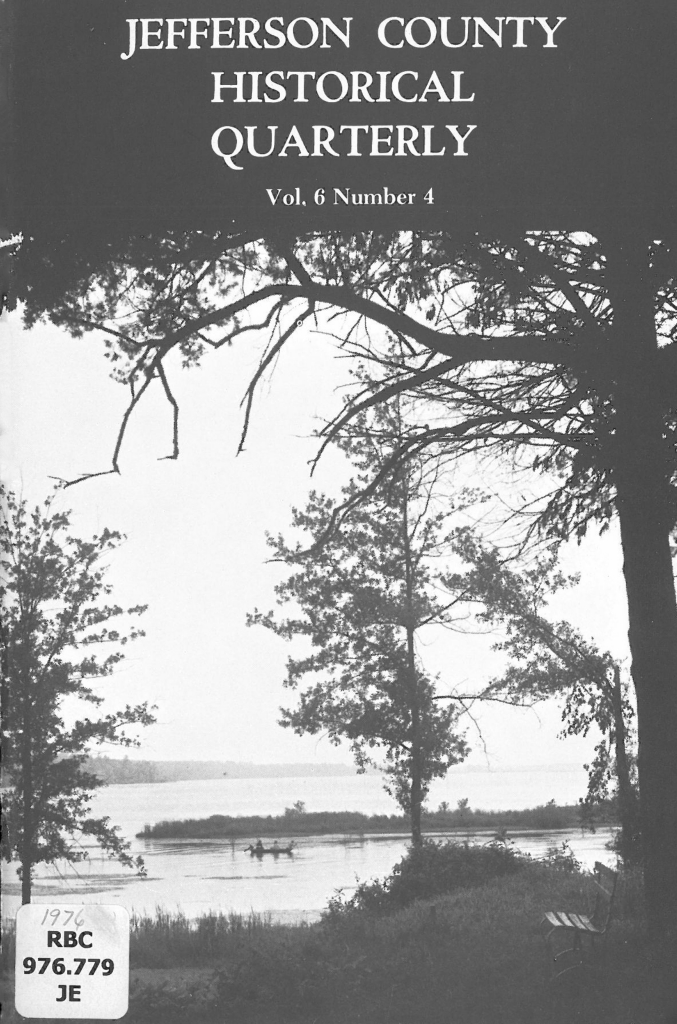 1976_Vol. 6 No. 4_Jefferson County Historical Quarterly