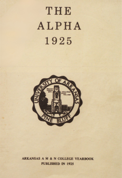 1925 Arkansas AM&N Yearbook