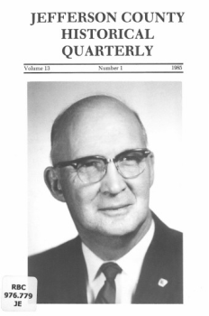 1985_Vol. 13 No. 1_Jefferson County Historical Quarterly