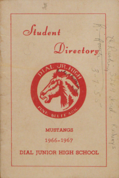 Dial Junior High School Student Directory 1966-1967