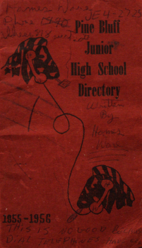 Pine Bluff Junior High 1955-1956