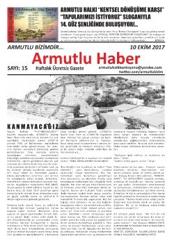 Armutlu Haber Gazetesi 15. Sayı