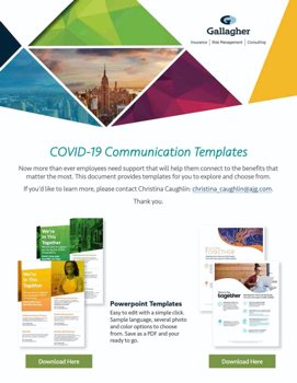 COVID-19 Employee Communication Templates