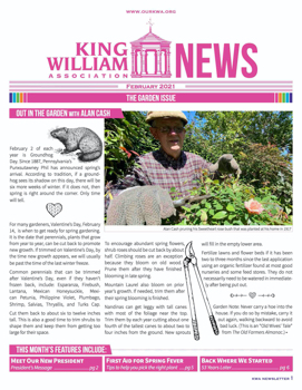 King William Newsletter • February 2021