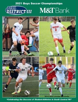 PIAA District 3 2021 Boys Soccer Championship Program