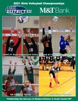 PIAA District III 2021 Girls Volleyball Championship Program