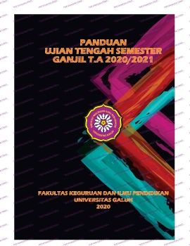 PANDUAN UTS FKIP