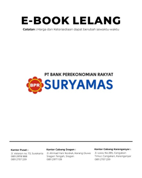 E-BOOK LELANG