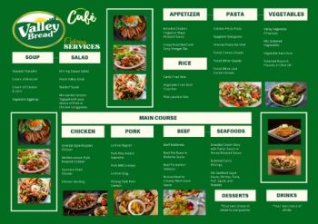 VBC Catering Services Menu