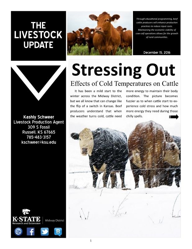 Livestock Update-December 2016