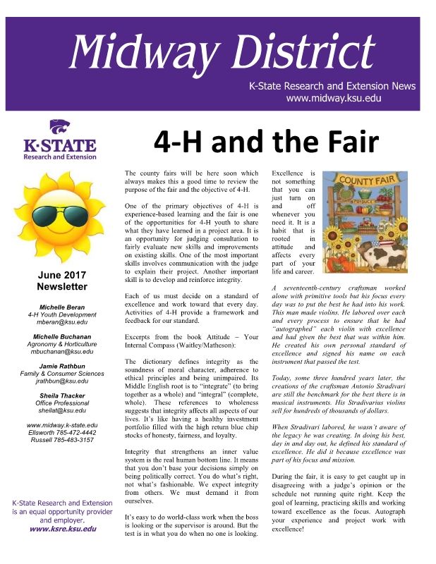 June 2017 Quarterly Newsletter