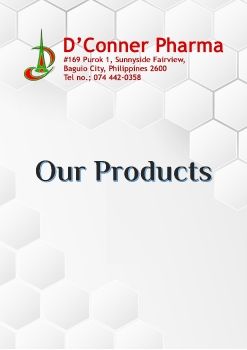 D'Conner PRODUCT catalogue