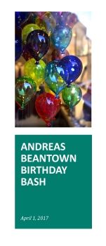 Andrea's Bday brochure