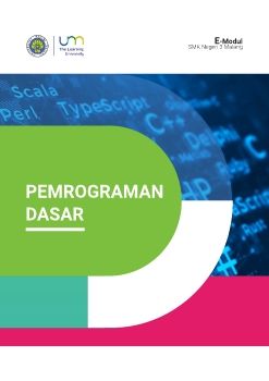 Pemrograman Dasar (KD 3.3 - 3.7)