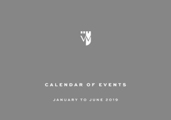 The Calendar of Events at Wentworth January to June 2019