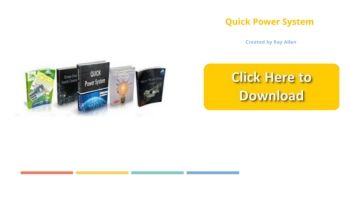 Quick Power System PDF Book Ray Allen Download (Free Preview Available)