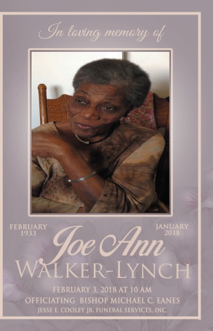 Joe Ann Walker - Lynch