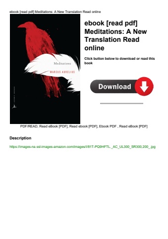 ebook [read pdf] meditations a new translation read online