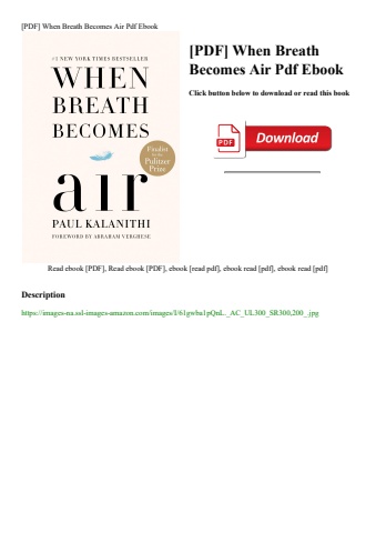 [pdf] when breath becomes air pdf ebook