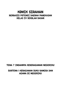 Komik SIRAHAN 2 (Full Prototype)
