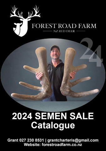 Forest Road Farm - NZ Red Deer - 2024 Semen Sale Catalogue