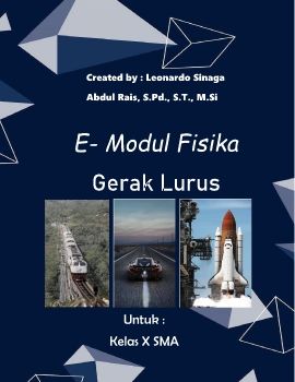 E-MODUL FISIKA GERAK LURUS KELAS 10