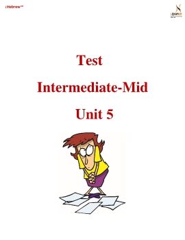 Inter-Mid-unit-5-Vocab-Test