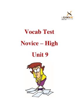 NH unit 9 Vocab test