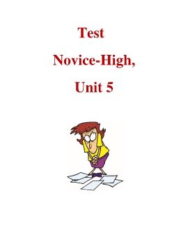 Vocab Test - NH, Unit 5