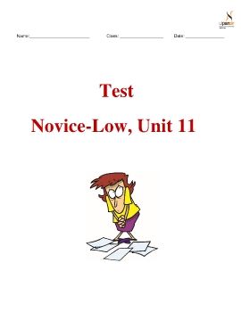 Novice-Low-unit-11-vocab-test_Neat 250722