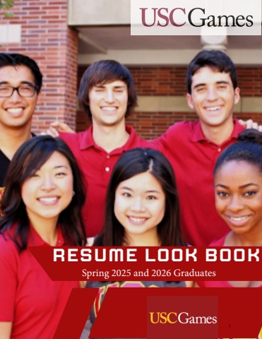 USC Games 2026 Resume Lookbook