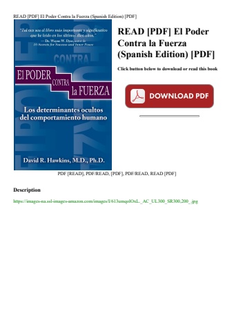 read [pdf] el poder contra la fuerza (spanish edition) [pdf]